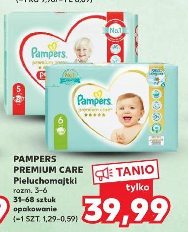 promocje pieluch pampers 6