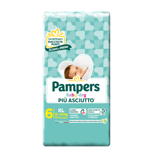 acqua e sapone pannolini pampers