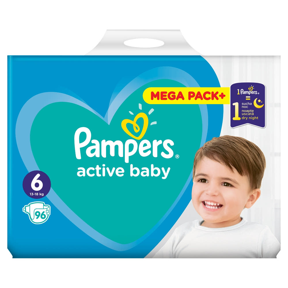 pampers active baby 6 cena rossmann