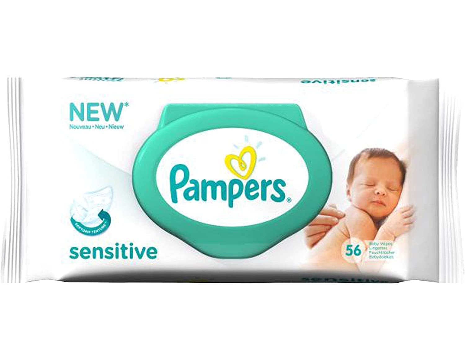 pampers sensitive 56 cena