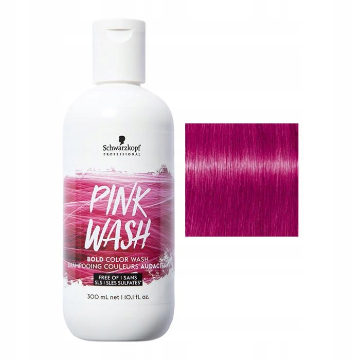 schwarzkopf bold color wash szampon koloryzujący różowy 300ml