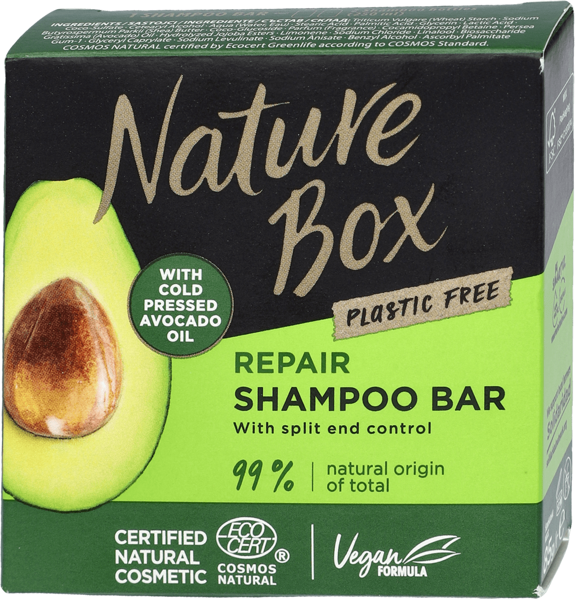 nature boxavocado oil odżywka do włosów ze 100