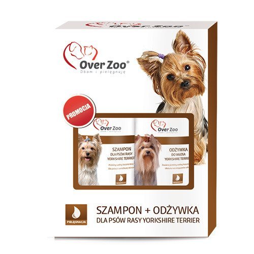 over zoo szampon dla psów rasy yorkshire terrier silk spray