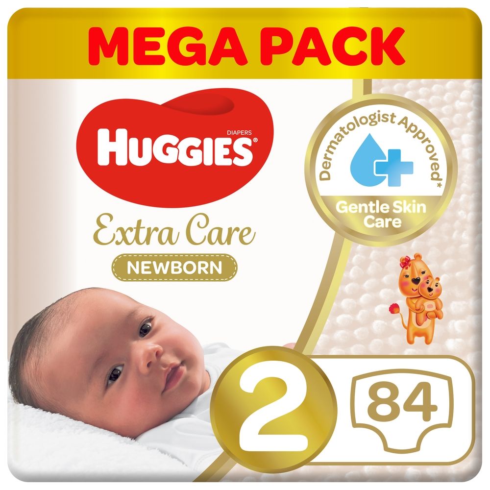 pampersy huggies 2 mega box