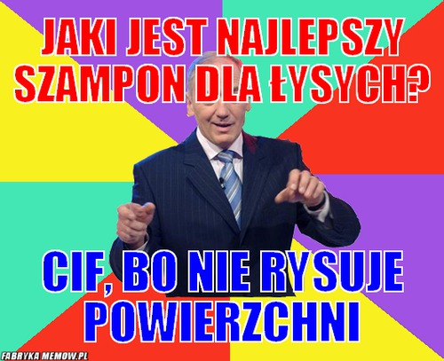 szampon dla łysych cif