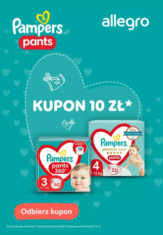 pamper allegro kupon