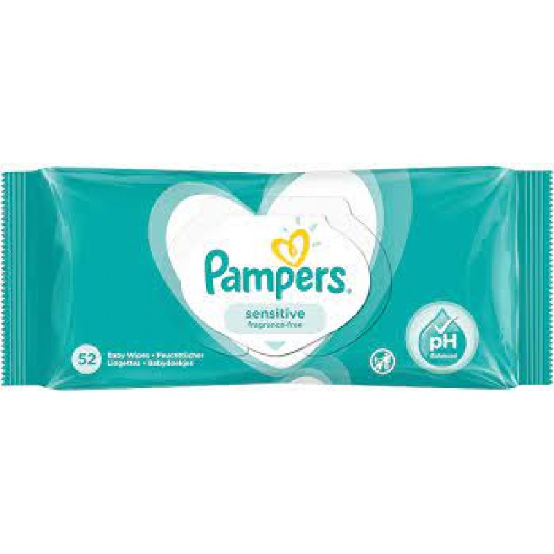 pampers sensitive 52