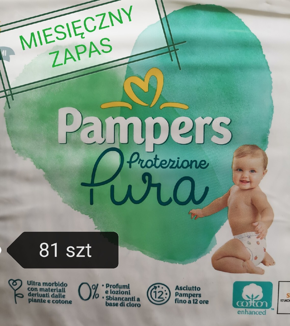 miesieczny zapas pampers 2