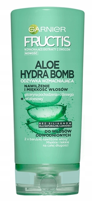 garnier fructis aloe hydra bomb conditioner odżywka do włosów 200ml