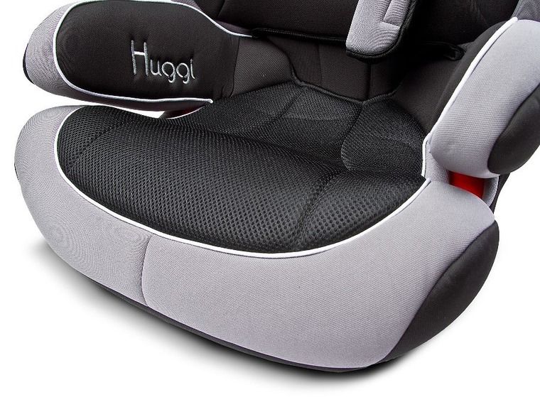 caretero fotelik samochodowy huggi isofix 15-36 kg black