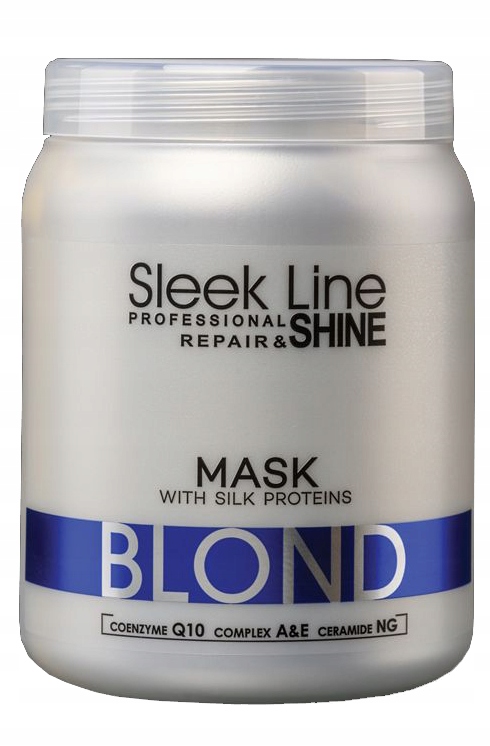 sleek line maska blond szampon