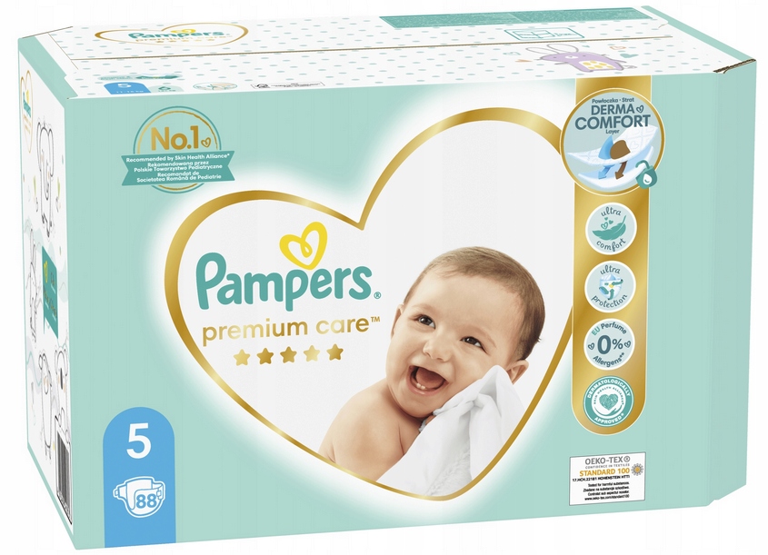 pampers premium care pieluchy jednorazowe rozmiar 1 newborn 88 szt