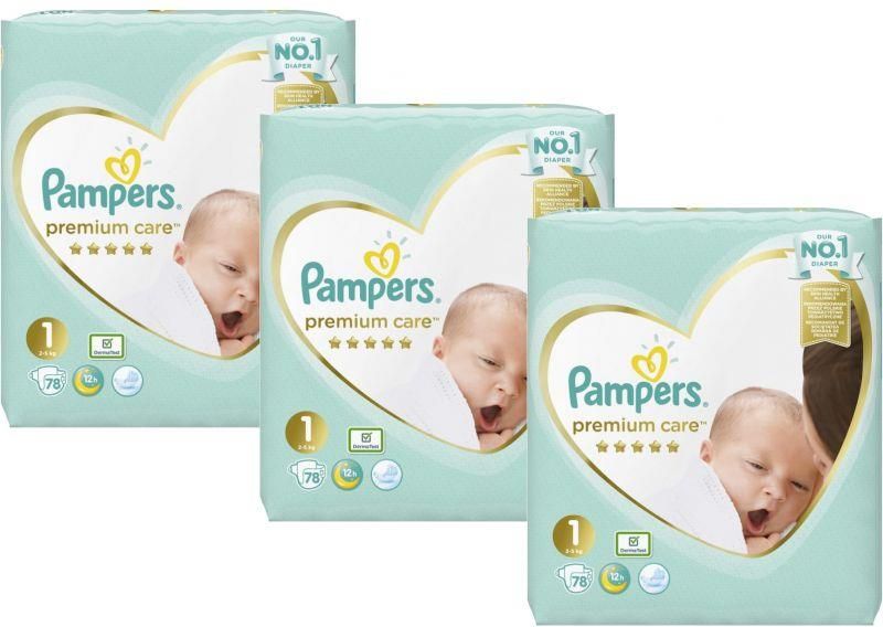 pampers premium care new born 78 ceneo