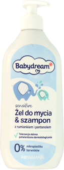 sroka o babydream żel do kąpieli i szampon