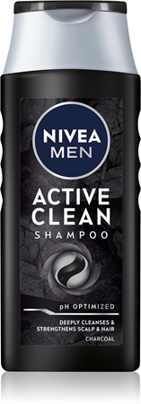 nivea men active clean szampon z węglem aktywnym