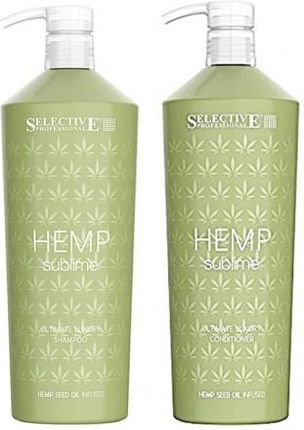 selective hemp sublime szampon nawilżający nasiona konopi 1000ml