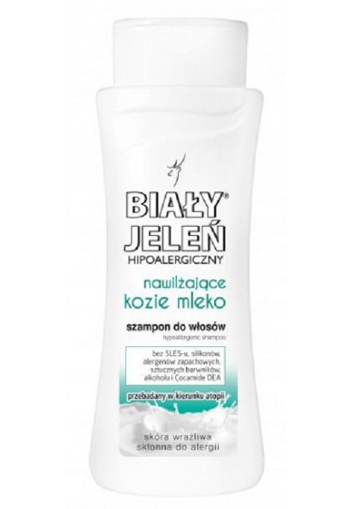 bialy jelen szampon kozie mleko opinie