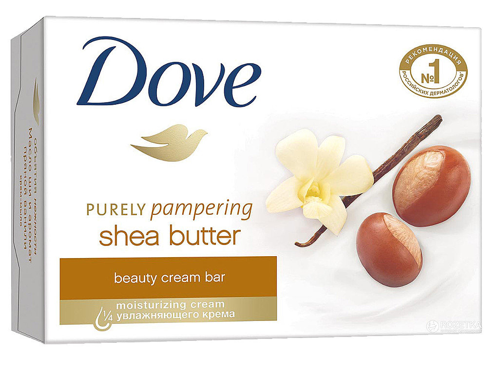 dove purely pampering shea butter mydło