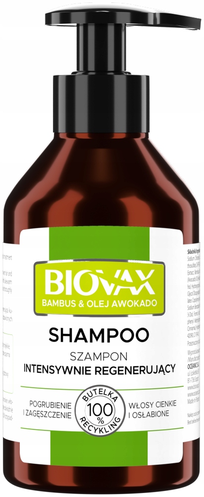 szampon.biovax bambus & olej.avocado