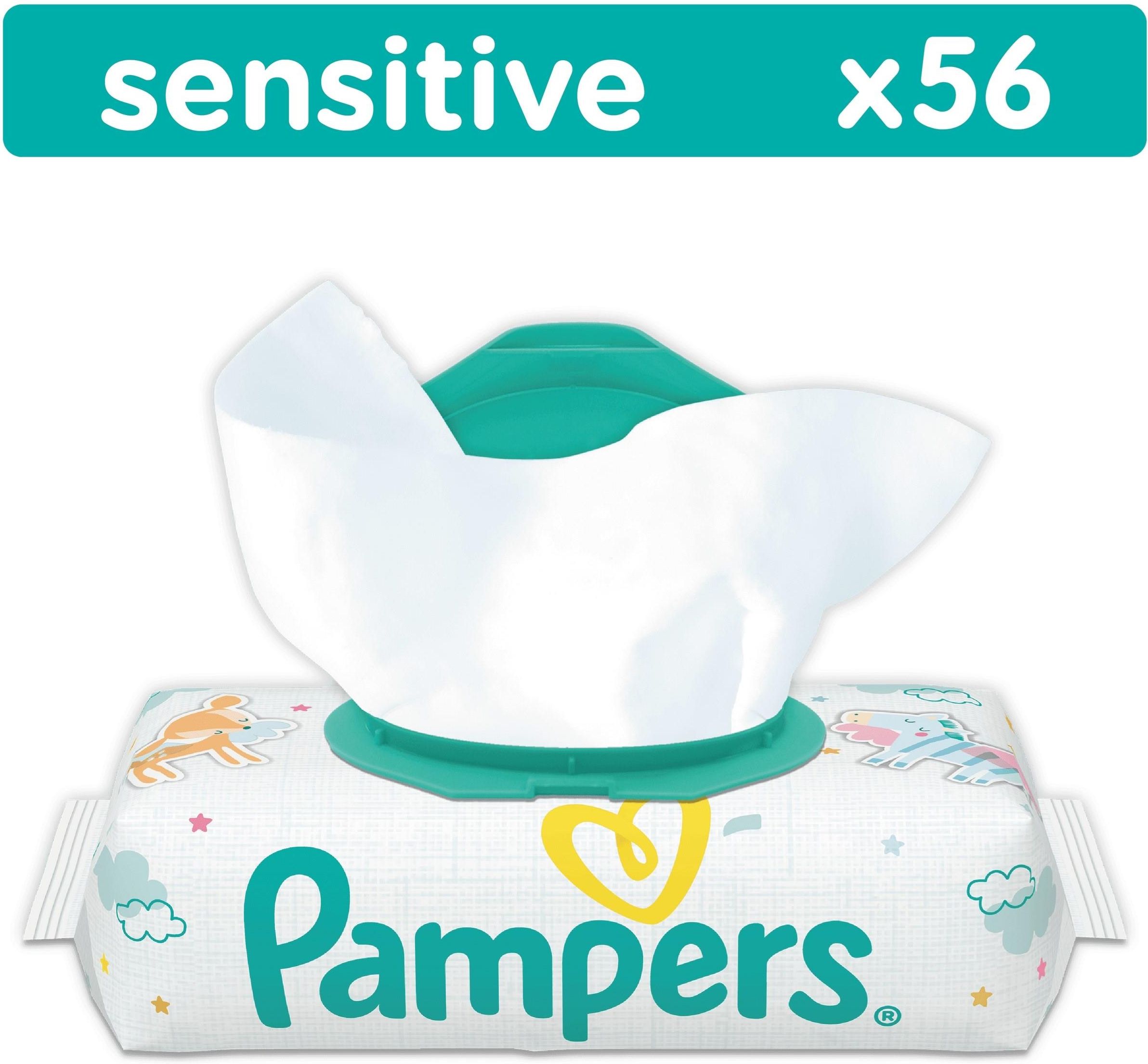 pampers sensitive chusteczki nawilżane op 56 szt