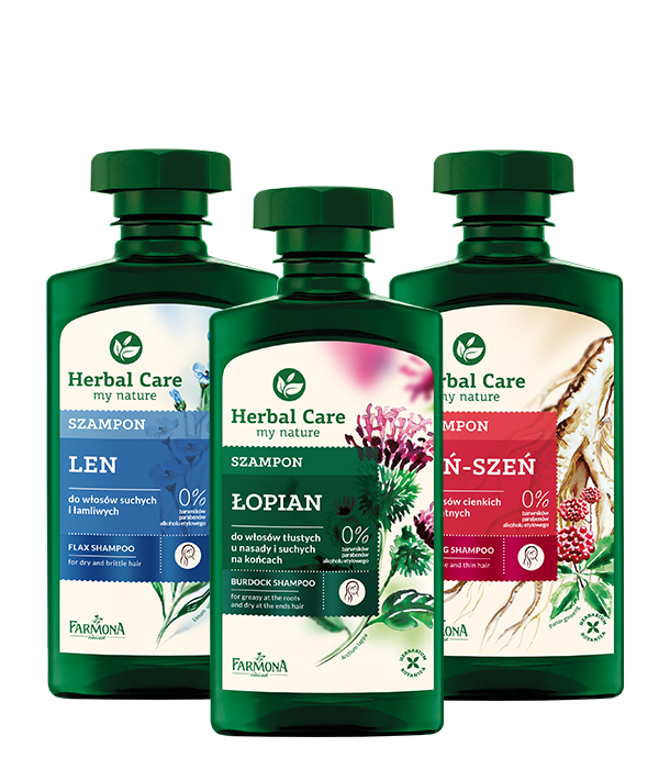 herbal care szampon do włosów farbowanych