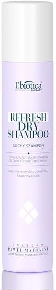 l biotica professional therapy refresh dry shampoo suchy szampon odświeżający