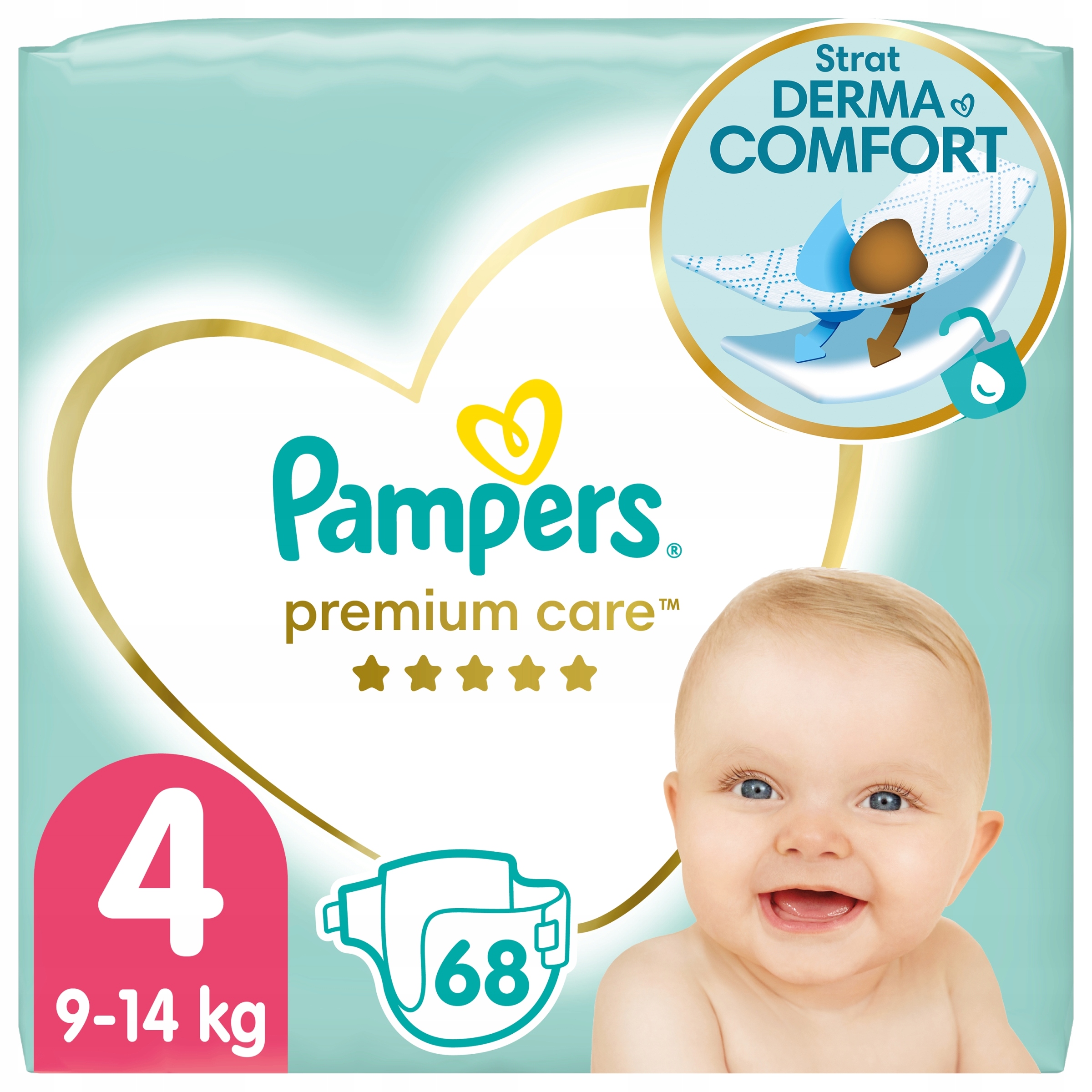 pieluchy pampers premium care 4