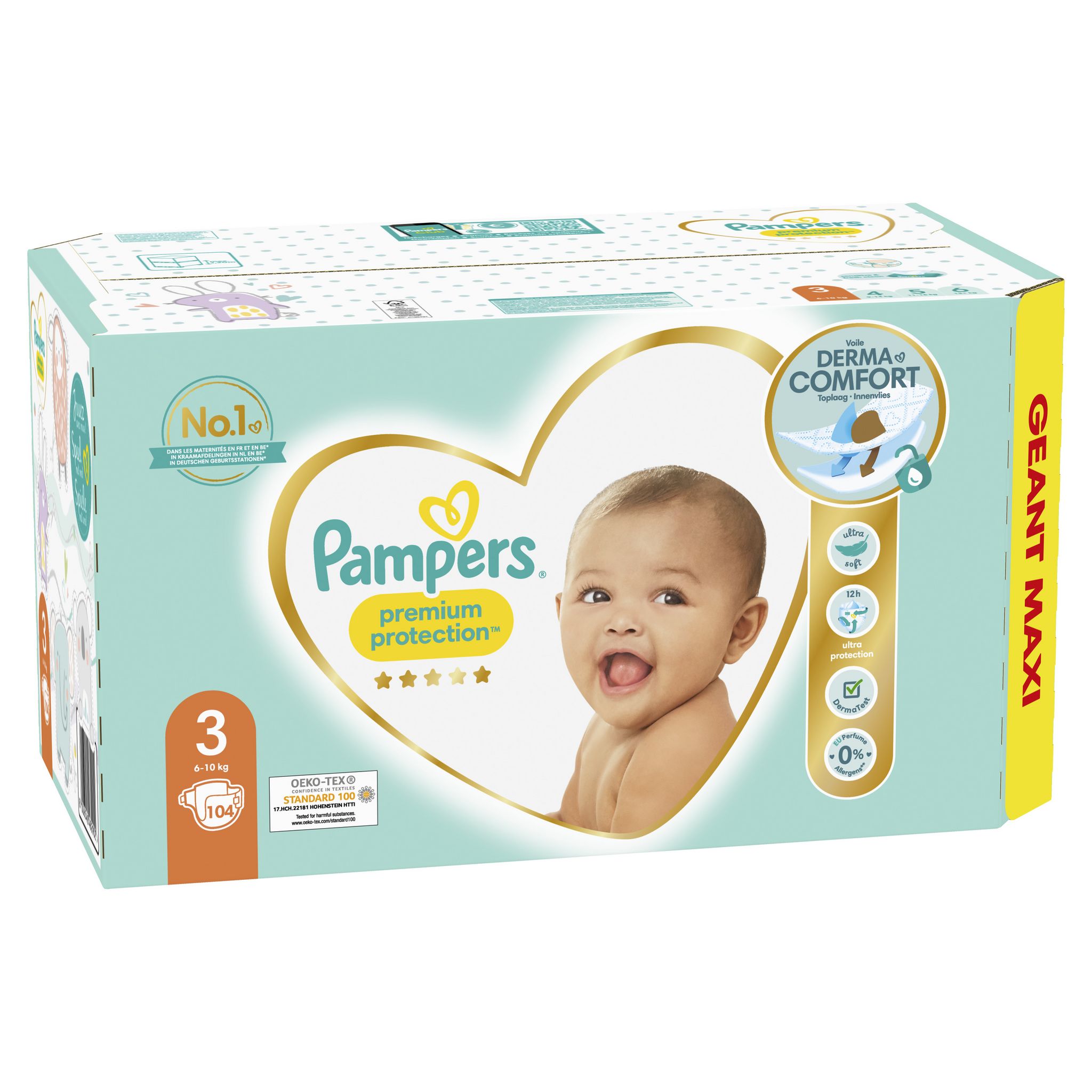 auchan pampers premium 3