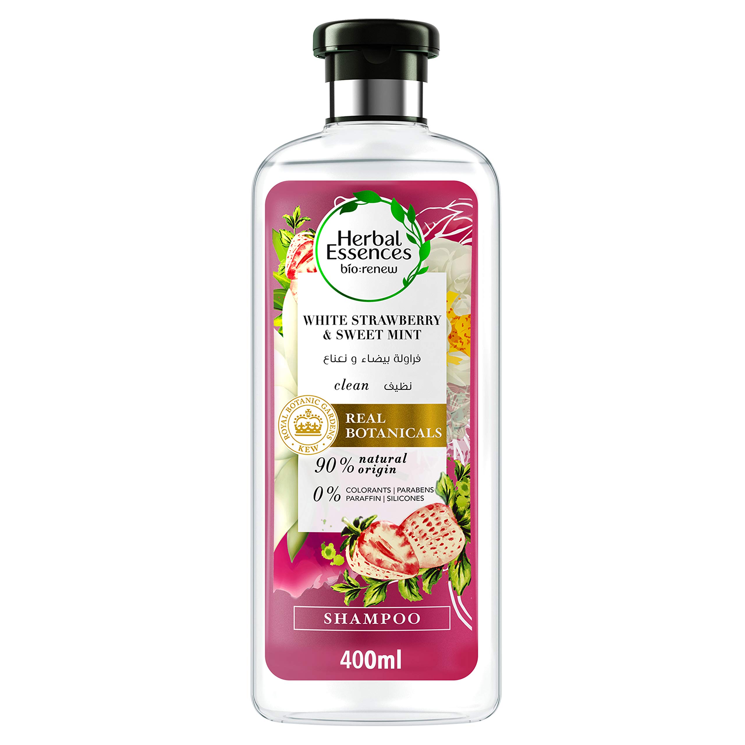 herbal essences szampon do włosów clean white strawberry sweetmint 400ml