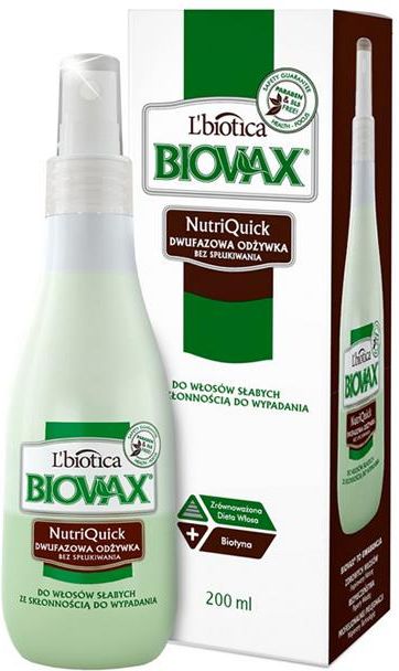 l biotica biovax nutriquick odżywka do włosów słabych i wypadających