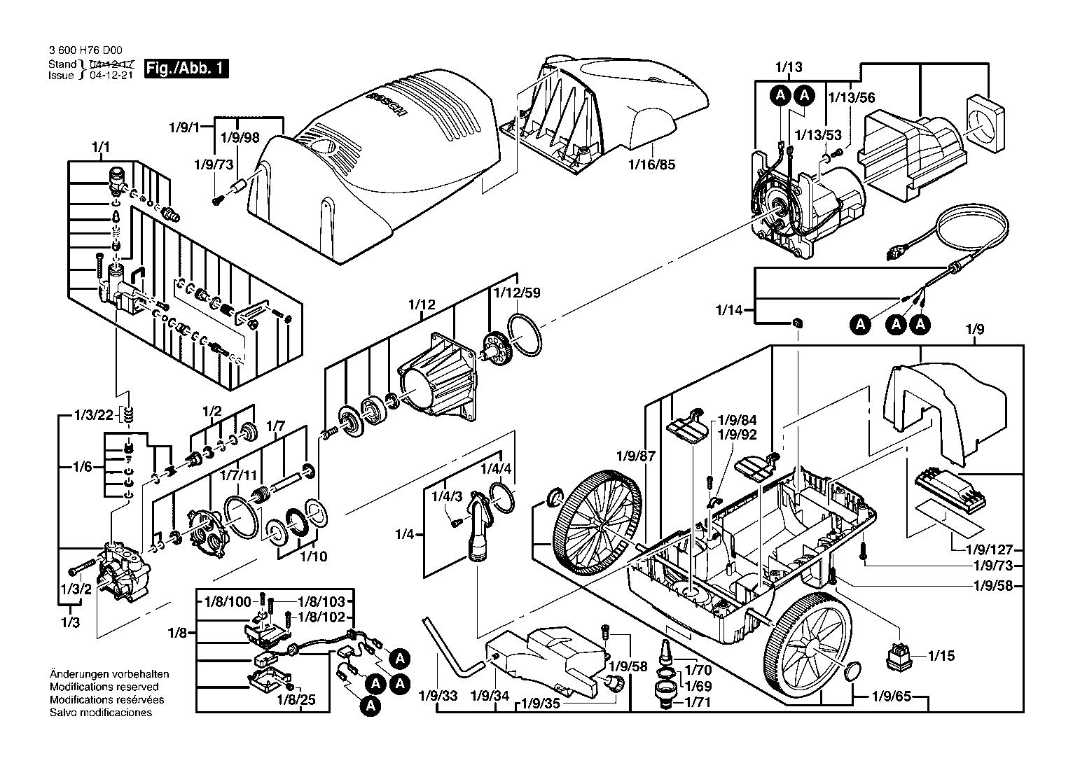 bosch aquatak 110 plus pojemnik na szampon