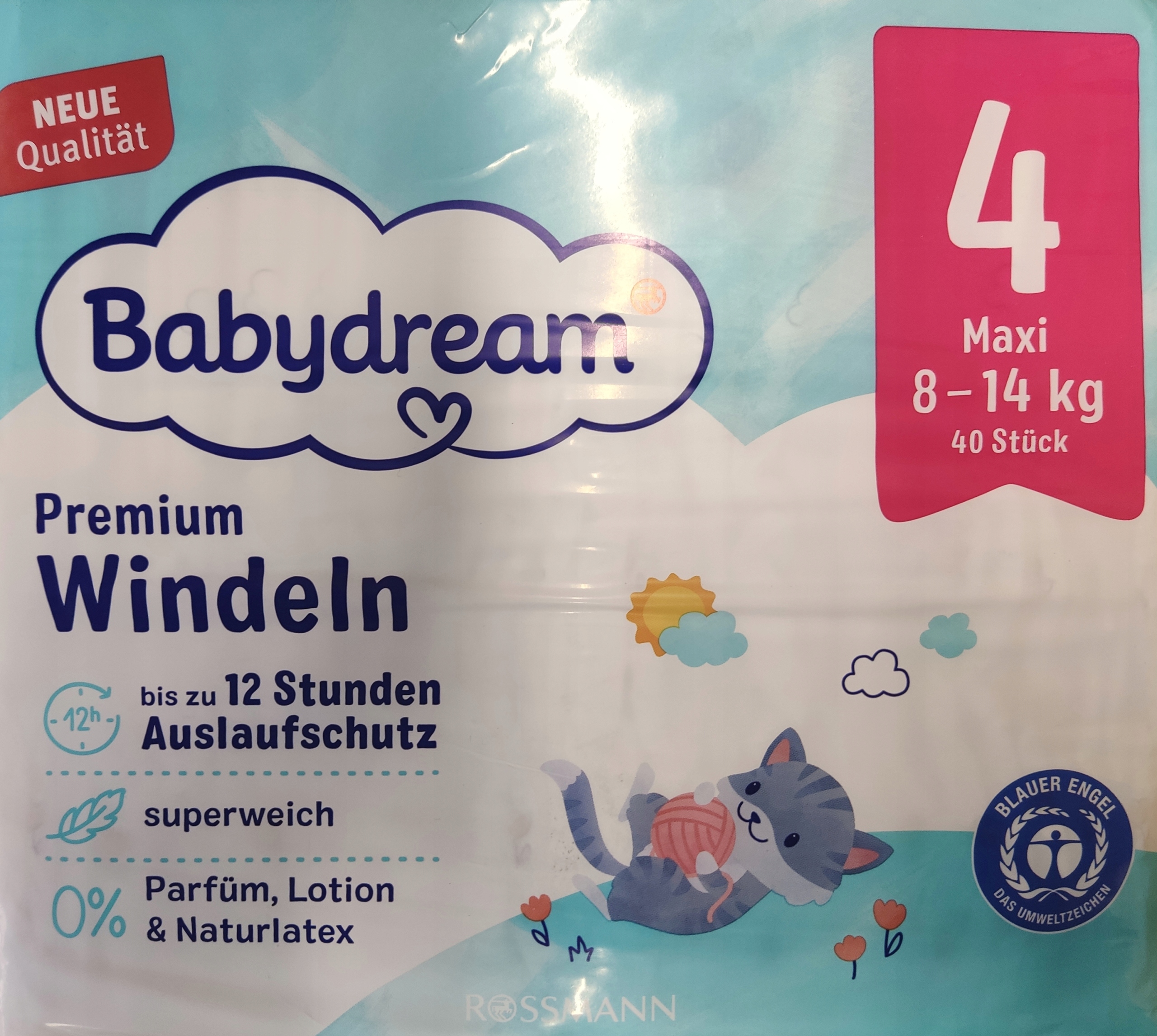 rossmann produkty pieluchy babydream 4+