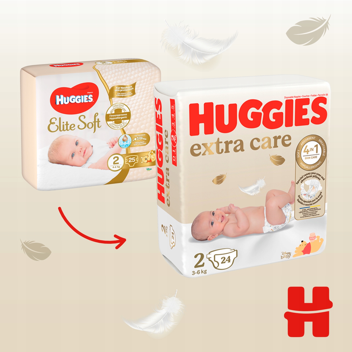 smyk pieluchy huggies