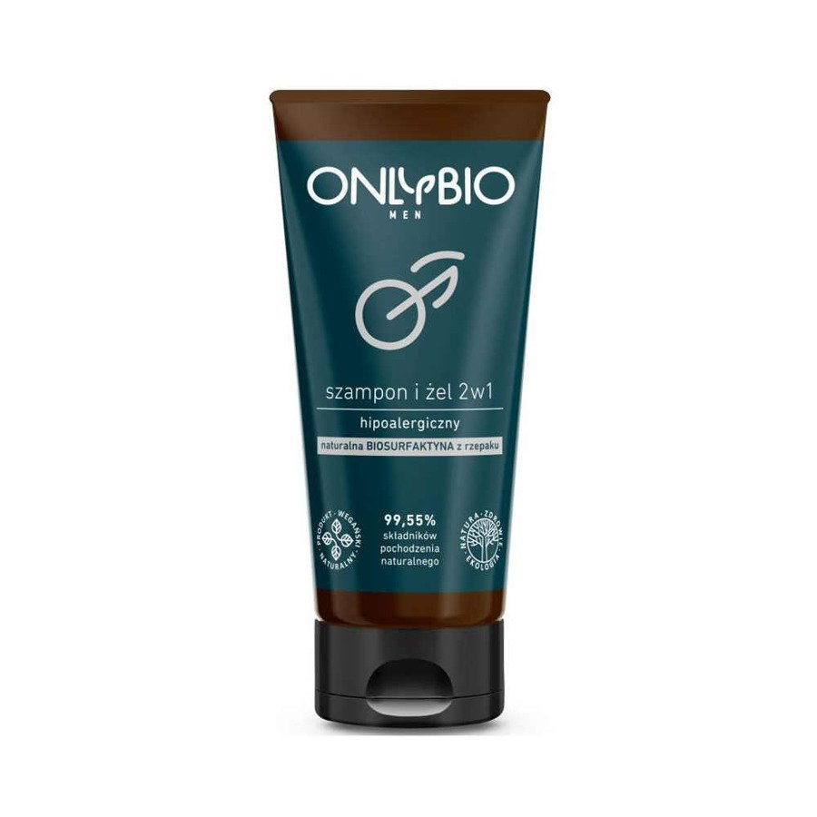 onlybio men szampon i żel 2w1 hipoalergiczny 250 ml