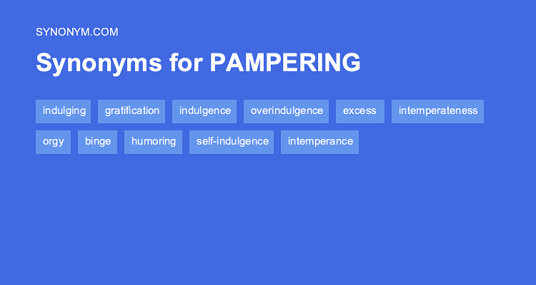 pamper synonym