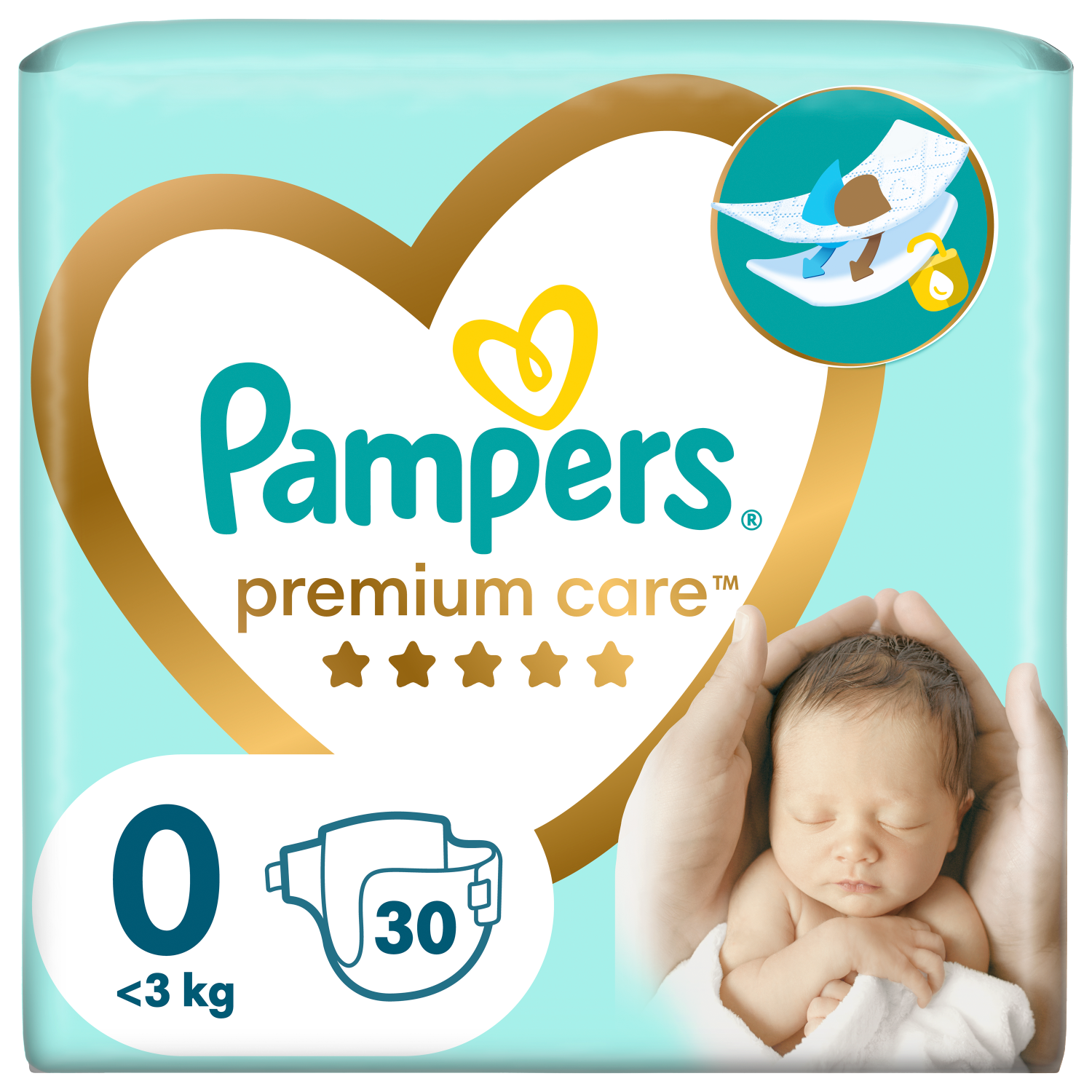 pieluchy premium care 0 newborn