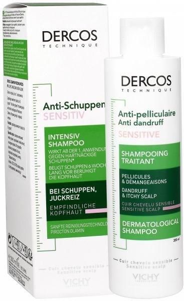 vichy dercos szampon traitant