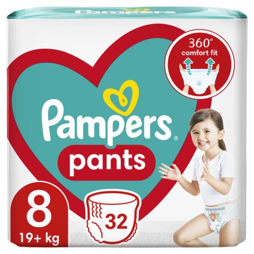 pampers pants dla leżącego dziecka