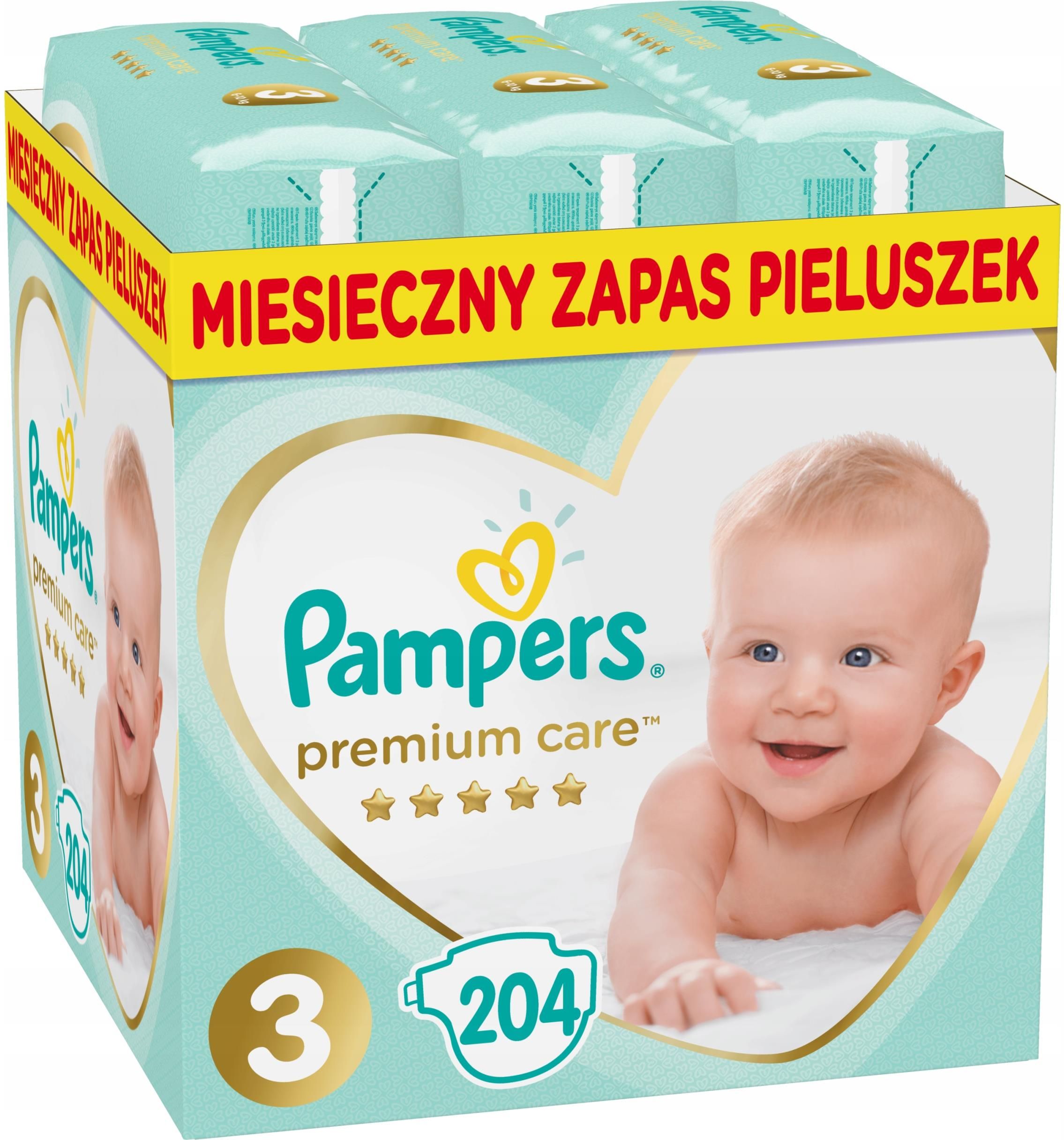 pampers 3 204szt ceneo