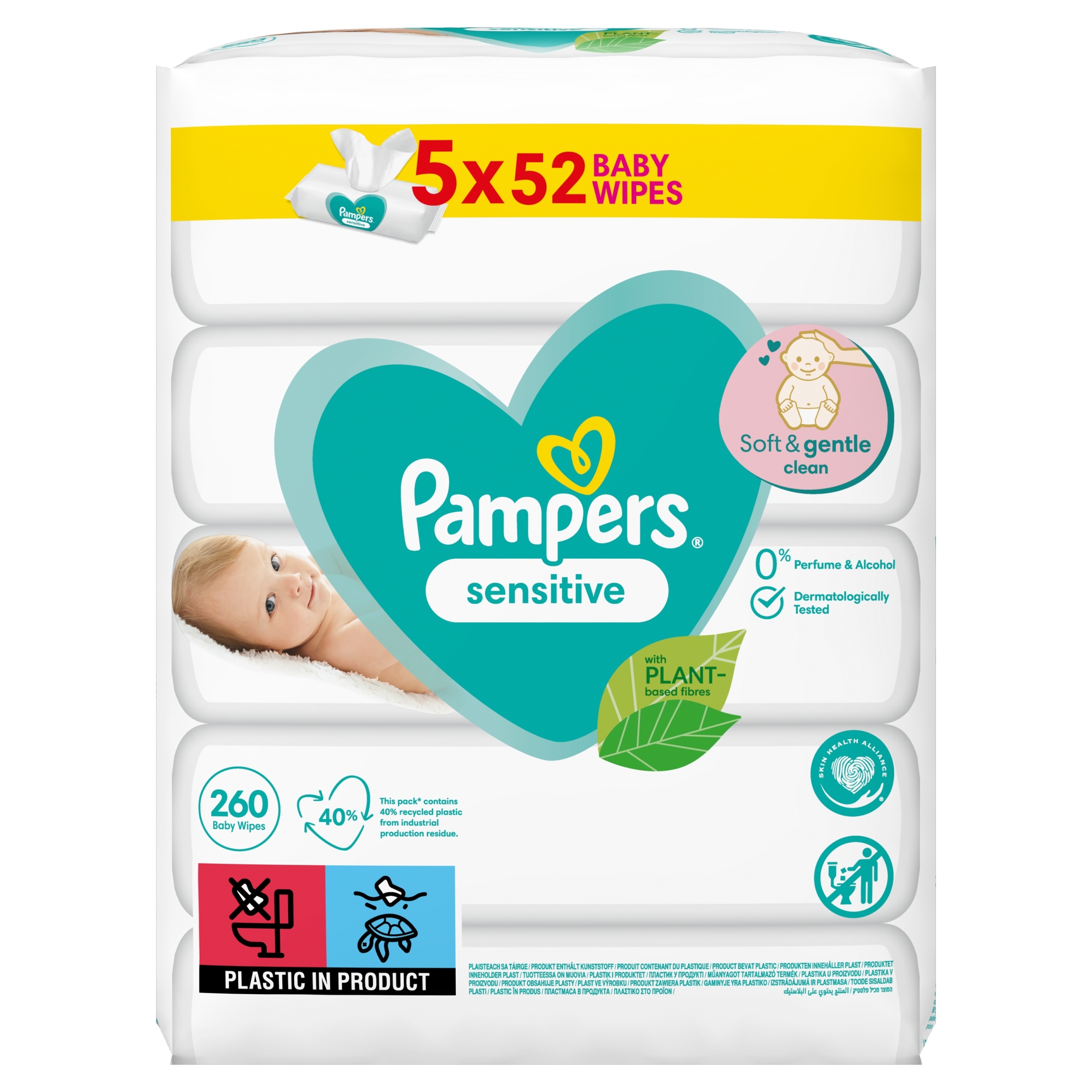 chusteczki pampers sensitive 12x56