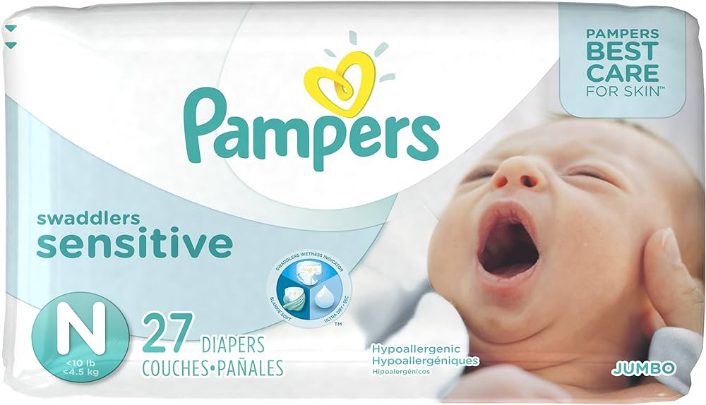 pampers sensitive pieluchy 0