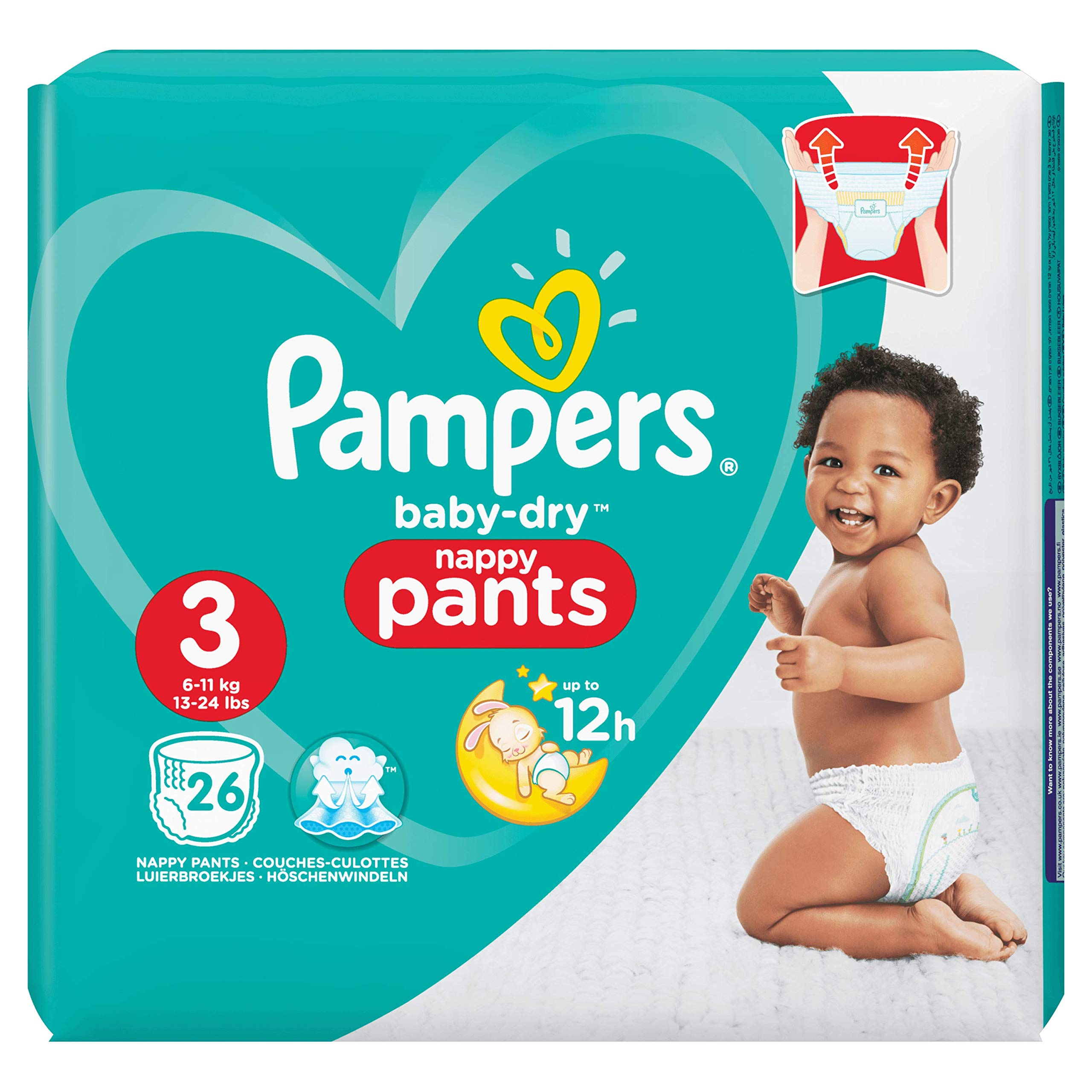 pampers 3 babydry 68