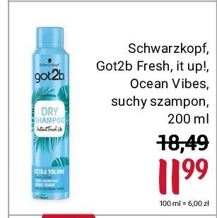 suchy szampon schwarzkopf rossmann