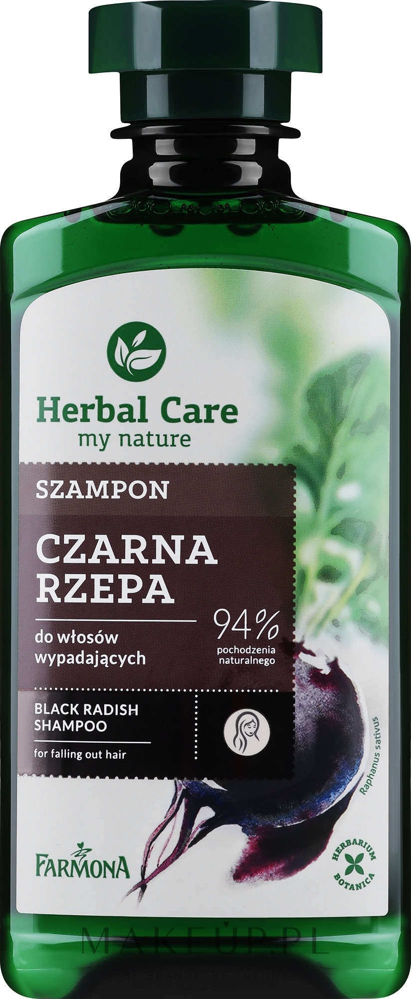 herbal care szampon kwiat lipy i czarna rzepa odżywcza maska