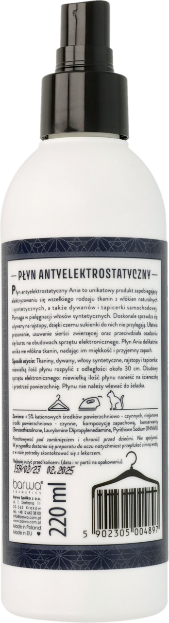 spray na elektryzujące się włosy rossmann