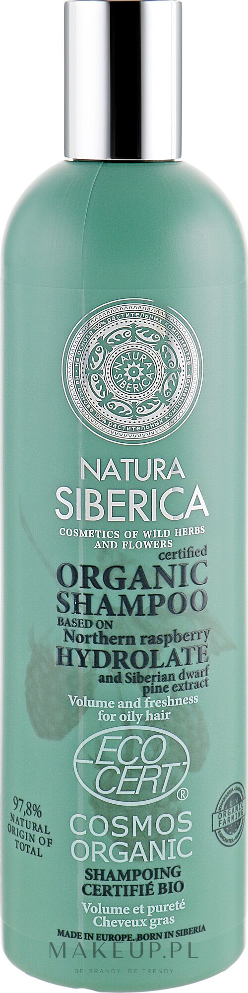 natura siberica organiczny szampon do włosów