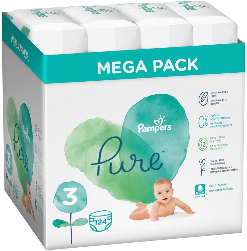 pampers pure 3 ceneo