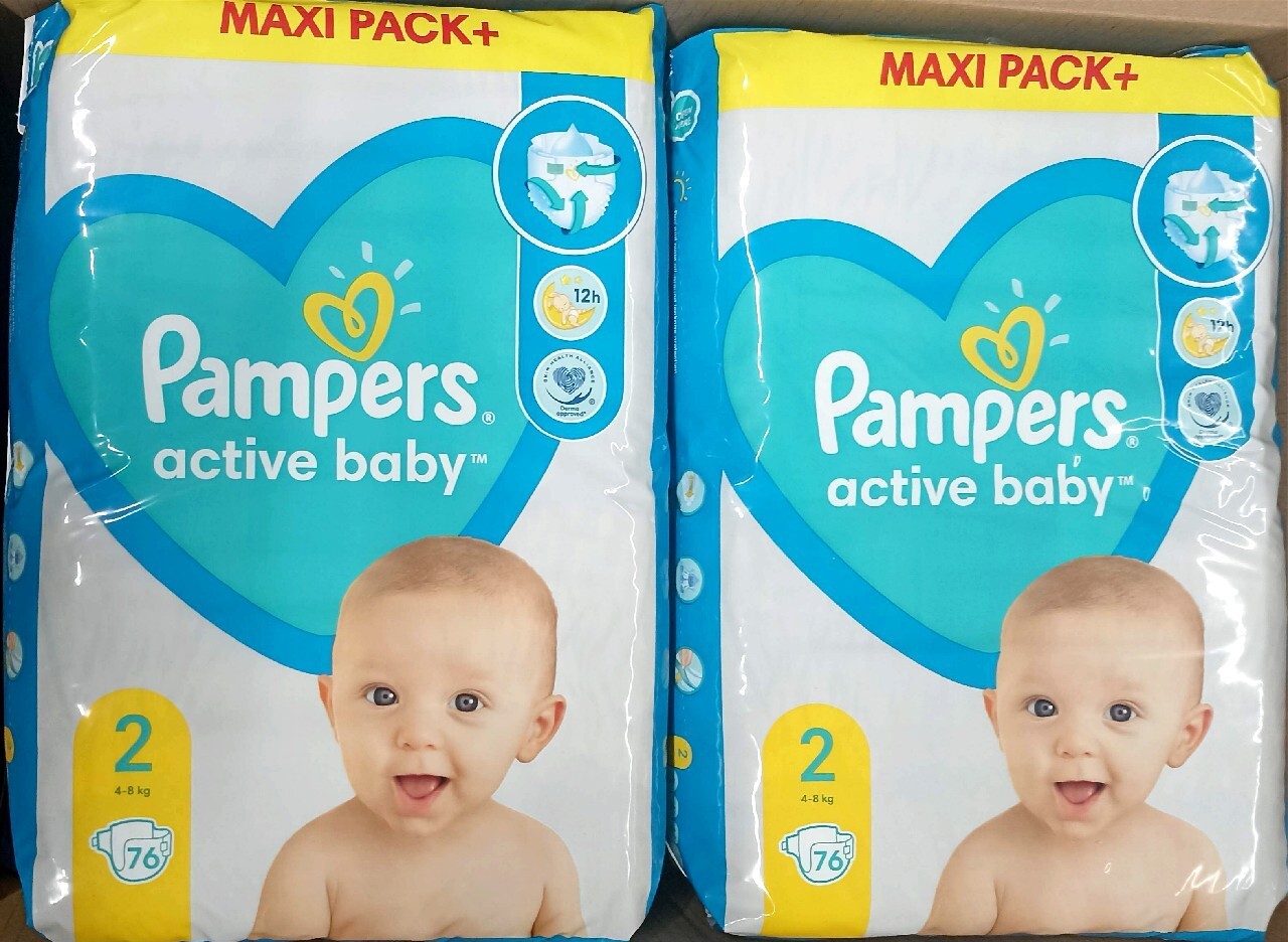 pampers 2 76 sztuk cena