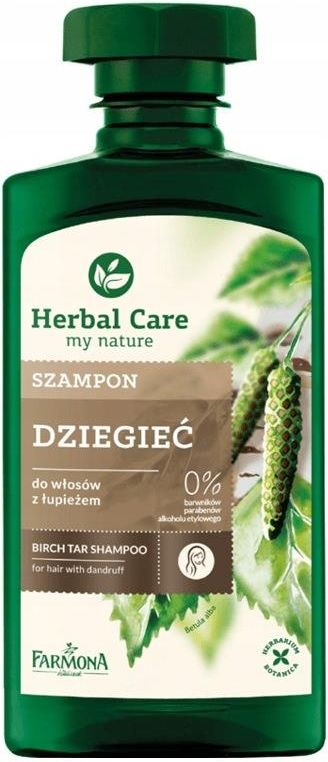 farmona herbal care szampon dziegieć 330ml