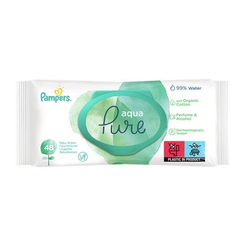 pampers chusteczki nasączone wodą aqua pure